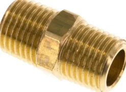 Doppelnippel R 1/4"-R 1/4", Messing/Rotguss, DN 1414 K MS