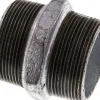 Doppelnippel R 2"-R 2", Temperguss verzinkt