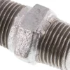 Doppelnippel R 1/2"-R 1/2", Temperguss verzinkt