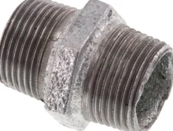 Doppelnippel R 1"-R 1", Temperguss verzinkt