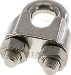 Drahtseilklemme f. 16,0mm Seil, M 12, B=30, 1.4436