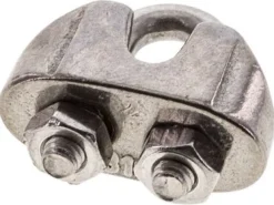 Drahtseilklemme f. 2,0mm Seil, M 3, B=7, 1.4436