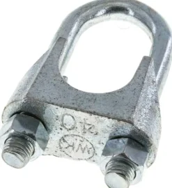 Drahtseilklemme f. 40,0mm Seil, M 16, B=58, Stahl verzinkt