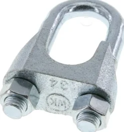 Drahtseilklemme f. 34,0mm Seil, M 16, B=52, Stahl verzinkt