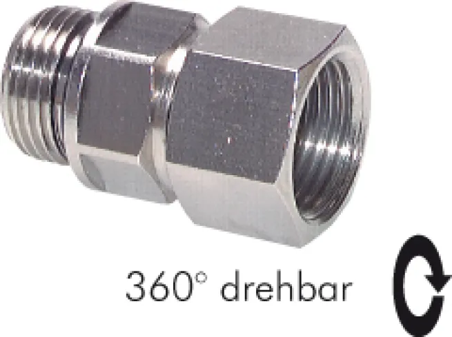 DREH 14 MSV: Drehverschraubung G 1/4"(AG)-G 1/4"(IG)