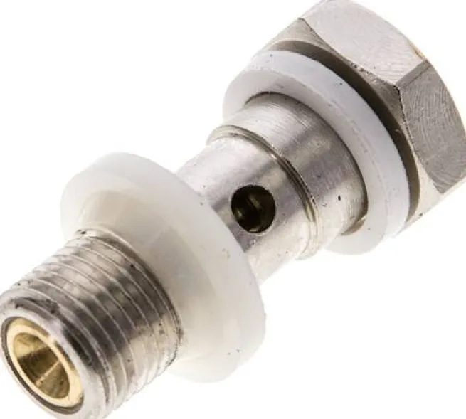 Drosselhohlschraube G 1/8", zu- und abluftregelnd (C), Schlitzschraube (mit Schraubendreher einstellbar)