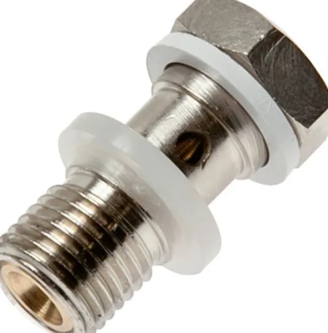 Drosselhohlschraube G 1/8", zu- und abluftregelnd (C), Schlitzschraube (mit Schraubendreher einstellbar)