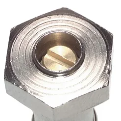 Drosselrückschlagventil G 3/8"-10 x 8mm, zu- und abluftregelnd (C), Messing