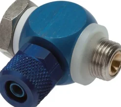 Drosselrückschlagventil G 1/4"-6 x 4mm, zu- und abluftregelnd (C), Aluminium