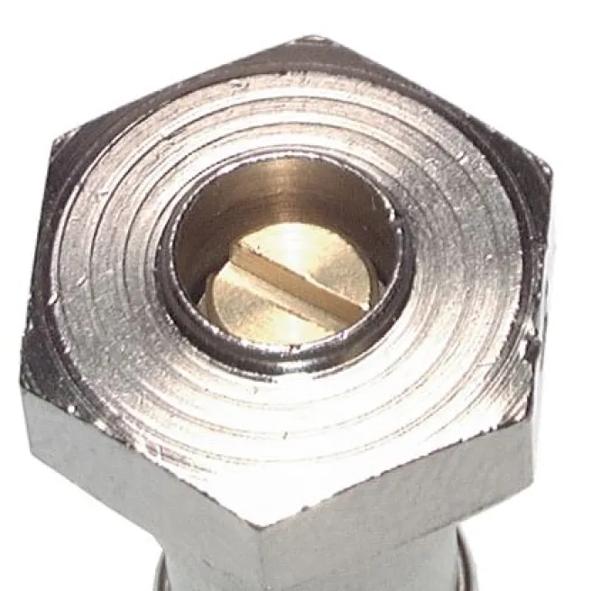 Drosselrückschlagventil G 1/8", zuluftregelnd (A), Messing