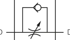 Drosselrückschlagventil 1/4