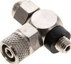 Drosselrückschlagventil M 5-6 x 4mm, zuluftregelnd (A), Messing