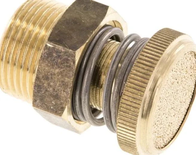 Drosselschalldämpfer G 3/4", Messing, Rändelschraube