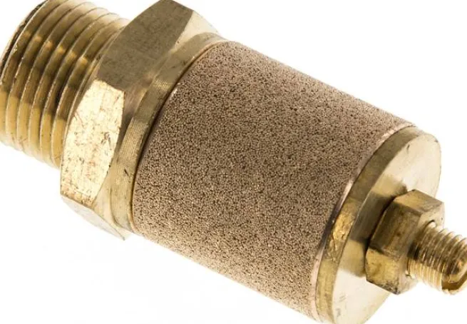 Drosselschalldämpfer G 3/8", Messing