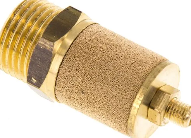 Drosselschalldämpfer G 1/2", Messing