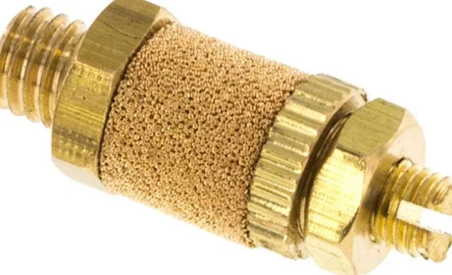 Drosselschalldämpfer M 5, Messing