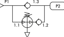 Druckübersetzer (4 : 1) bis 60 l/min mit 5 l -Behälter