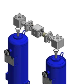 Druckluft-Adsorptionstrockner ATKN-15 kaltregeneriert | 150 m³/h