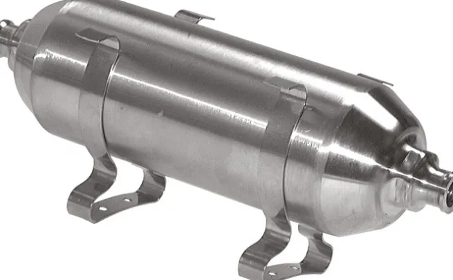 Druckluftbehälter 0,1 lt, 16 bar, Edelstahl, AD 2000