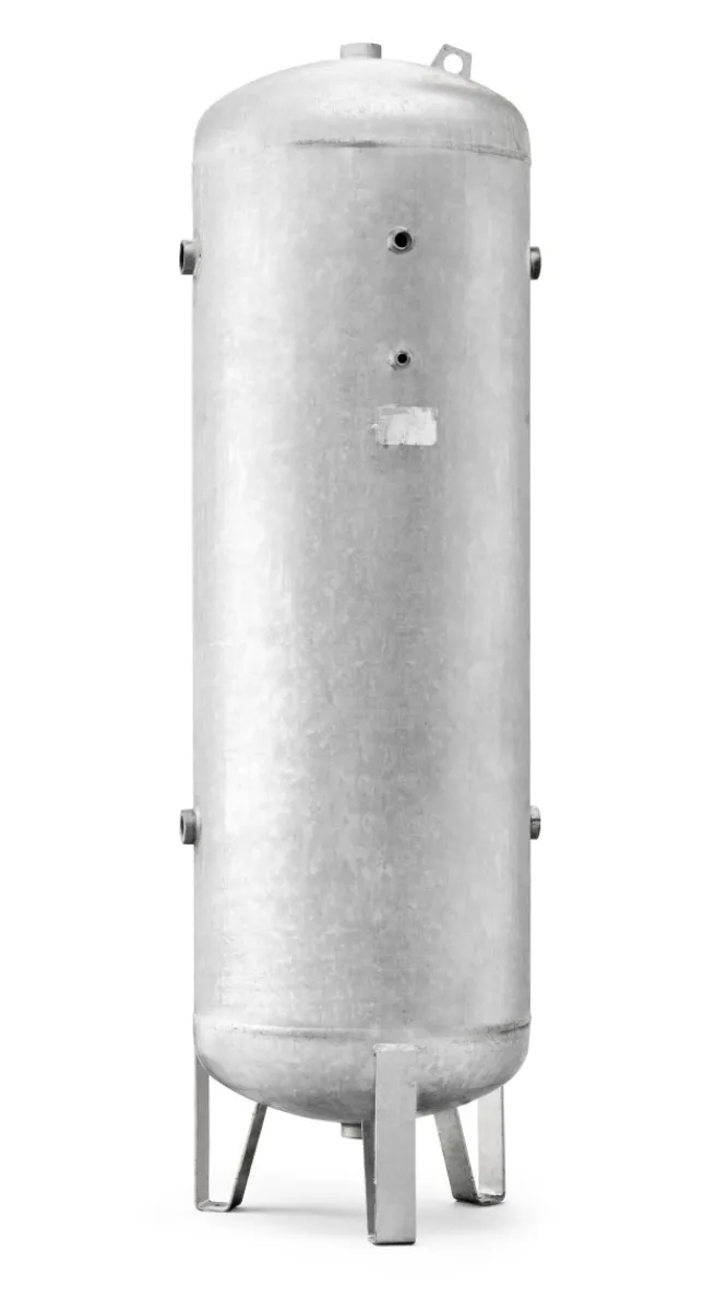 Druckluftbehälter 100 lt, 11 bar, Stahl verzinkt, CE, mit Armaturensatz
