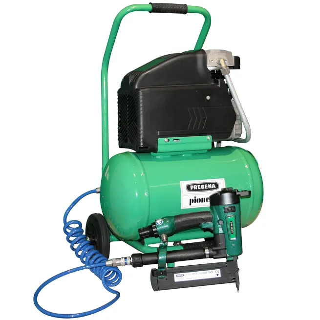 Druckluftnagler PKT-2-J50SD-SVN mit DL-Kartusche KT-1000 in metaBox