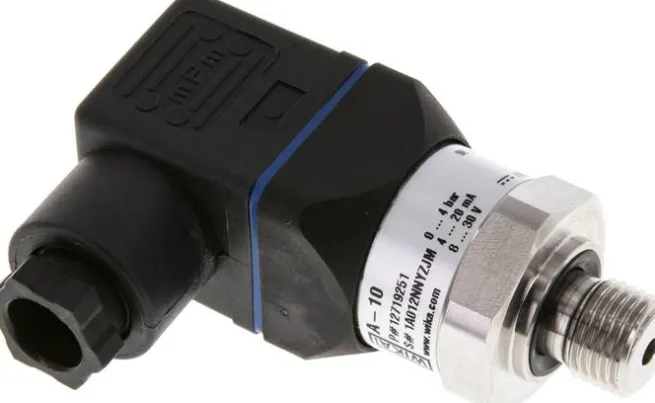 Druckmessumformer 0 bis 4 bar (0,5% BFSL), G 1/4" AG, 4-20mA, Edelstahl