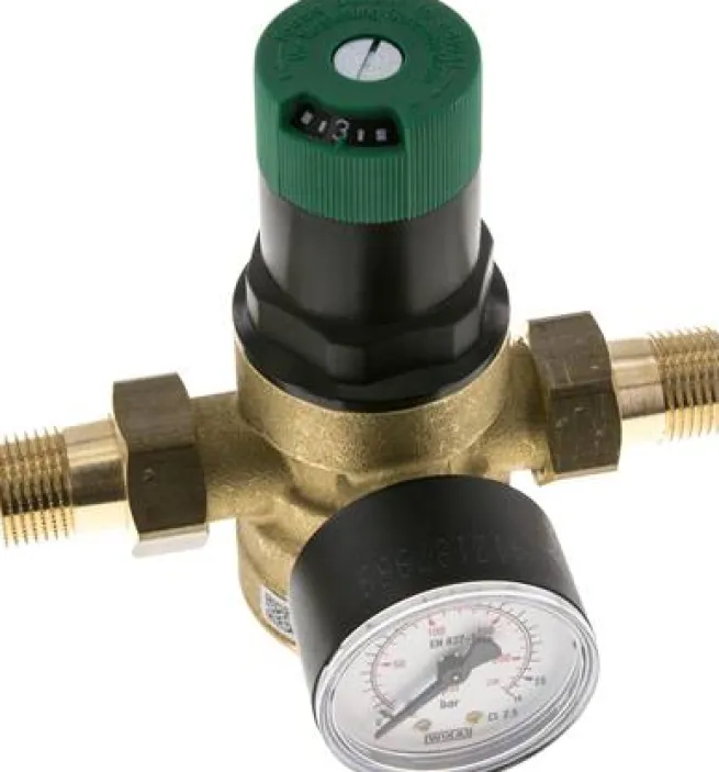 Druckminderer für Trinkwasser R 1/2", 1,5 - 6 bar, DVGW, PE 25bar