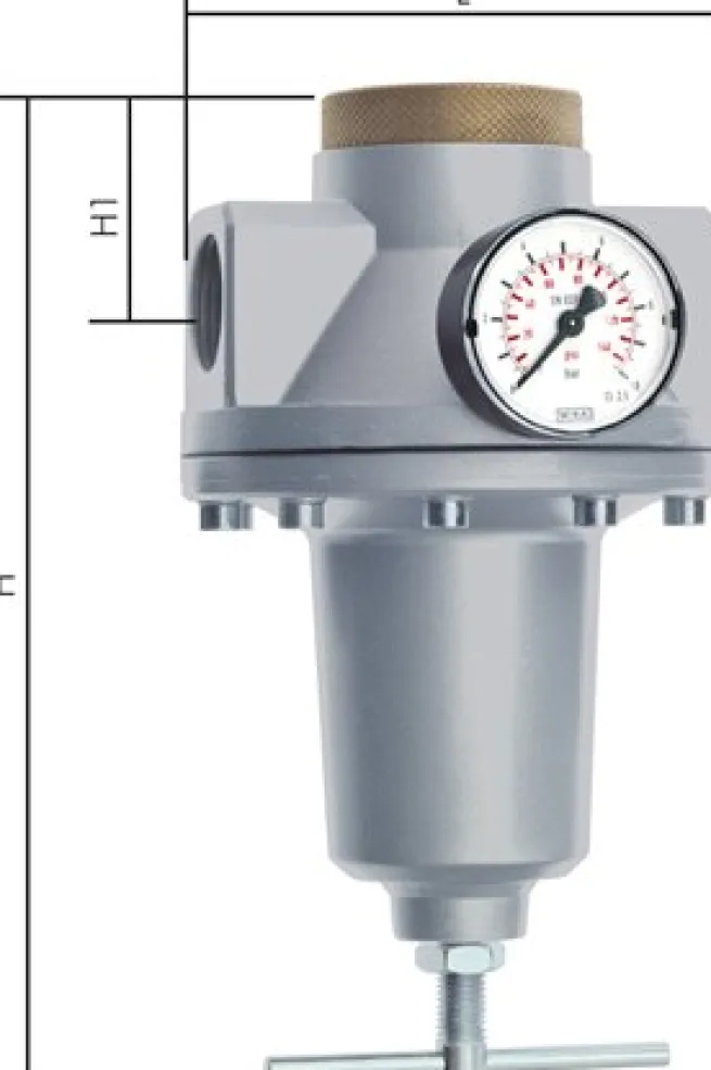 Druckregler G 1", 0,5 - 16 bar, Baureihe Standard 5