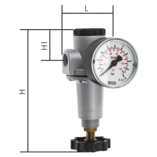 Druckregler G 1", 0,5 - 16 bar, Baureihe Standard 3