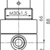 Druckregler, 1.4404, G 1/4", 1 - 15bar (nicht rücksteuerbar), BG 014