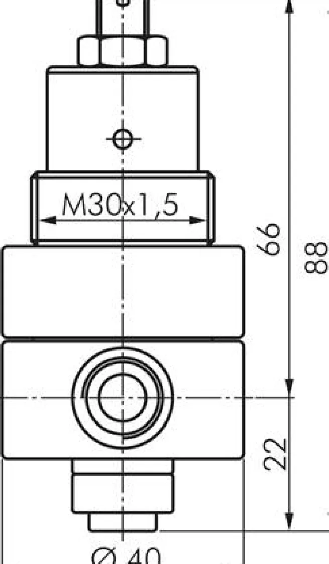 Druckregler, 1.4404, G 1/4", 0,1 - 1,5bar (nicht rücksteuerbar), BG 014