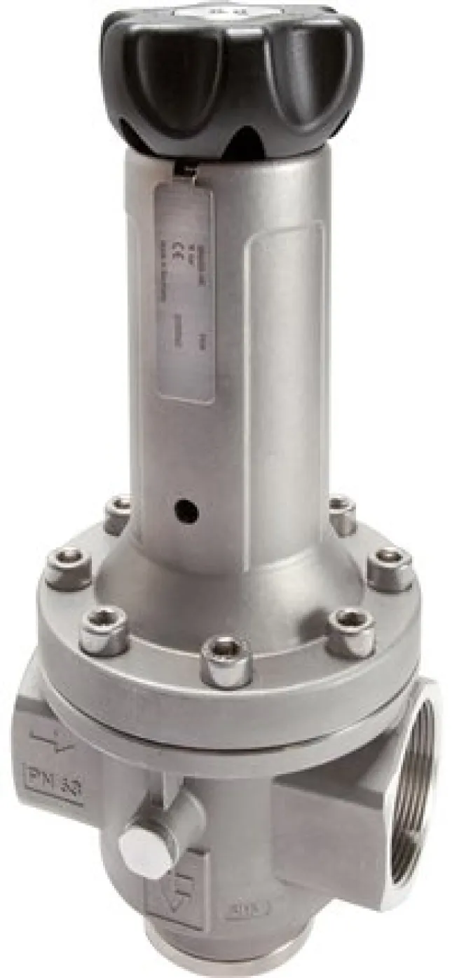 Druckregler, 1.4408, G 1-1/2", 0,5 - 15bar (nicht rücksteuerbar)