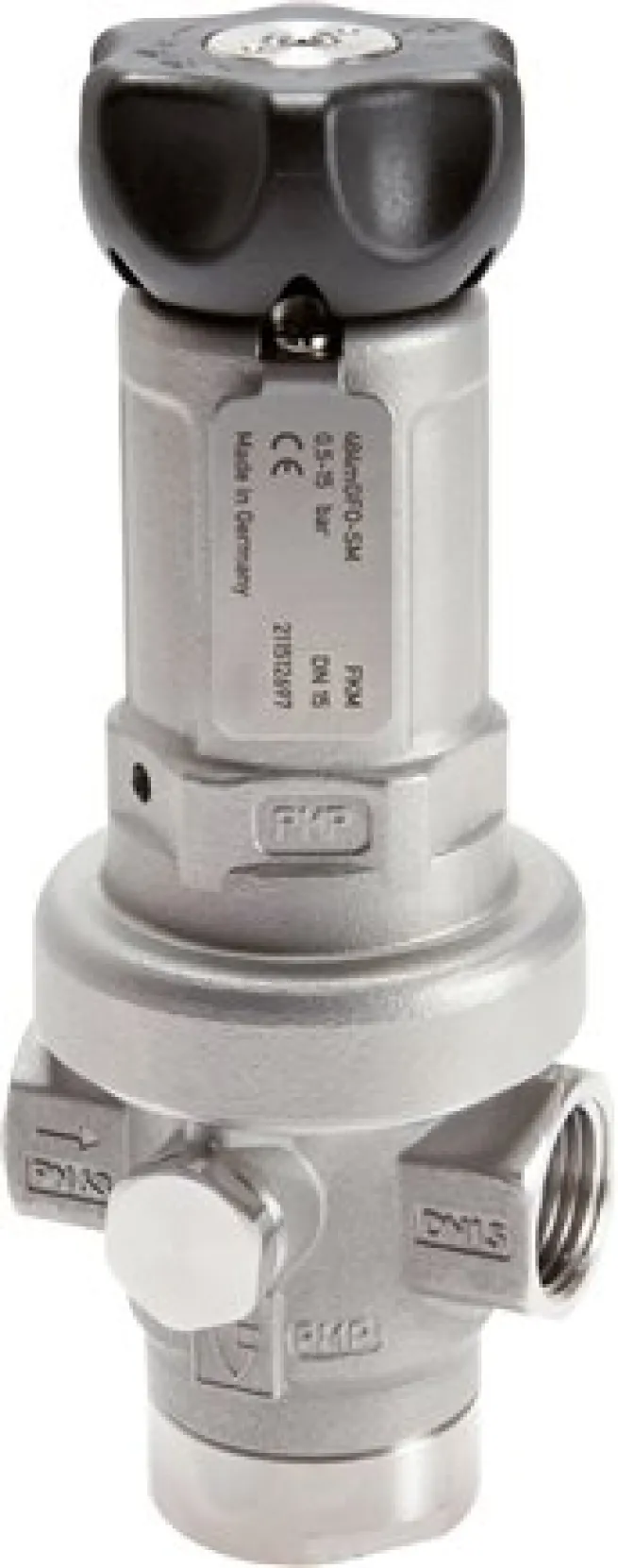 Druckregler, 1.4408, G 3/4", 0,5 - 15bar (nicht rücksteuerbar)
