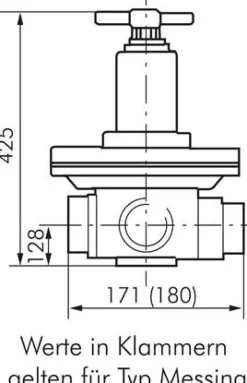 Druckregler, 1.4404, G 2", 1 - 15bar (Standard)