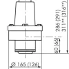 Druckregler, Messing, G 1", 0,2 - 3bar (für CO2)