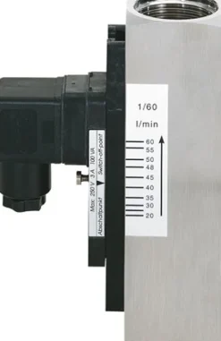 Durchflusswächter G 1/2" (IG), 0,5 - 1,6 l/min, 1.4571