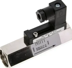 Durchflusswächter G 1/2" (IG), 0,5 - 1,6 l/min, Messing vernickelt