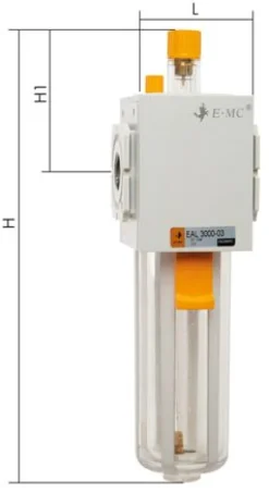 Eco-Line Öler, G 1/4", Kunststoffbehälter