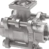 Edelstahl-Kugelhahn, Direktmontageflansch G 2", PN 63
