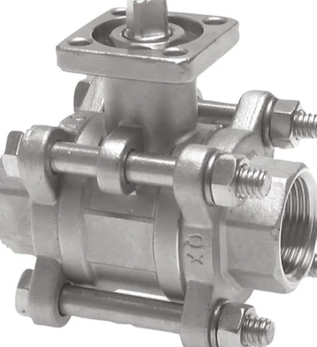 Edelstahl-Kugelhahn, Direktmontageflansch G 2", PN 63