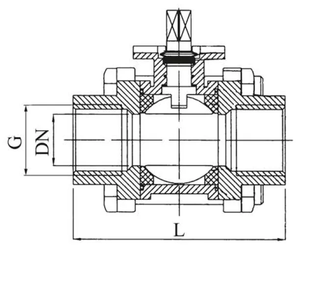 Edelstahl-Kugelhahn, Direktmontageflansch G 2", PN 63