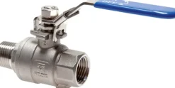 Edelstahl-Kugelhahn, Eco-Line leicht, R 1/4
