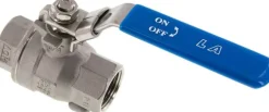 Edelstahl-Kugelhahn, leicht, G 3/4", 0 bis 63bar