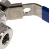 Edelstahl-Kugelhahn m. Entlüftungsbohrung G 1/4", PN 16