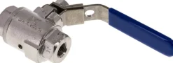 Edelstahl-Kugelhahn m. Entlüftungsbohrung G 1/4", PN 16