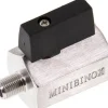 Edelstahl-Minikugelhahn G 1/8" Innengewinde / Außengewinde, PN 25