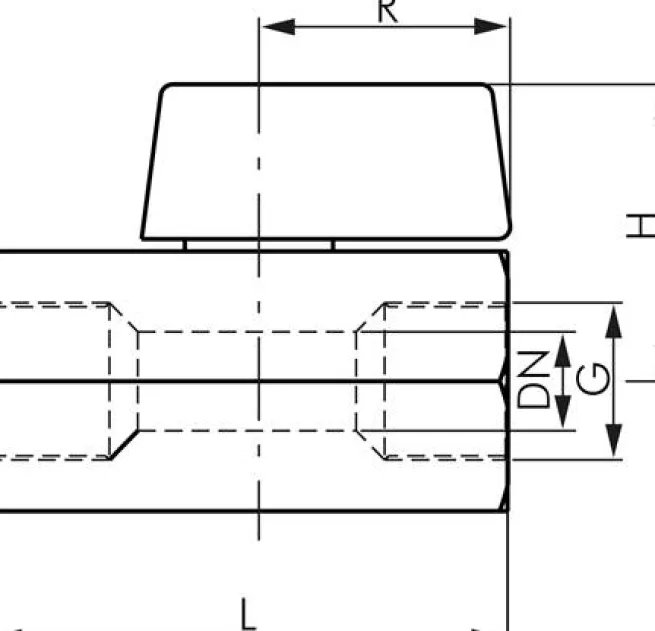 Edelstahl-Minikugelhahn G 1/8" Innengewinde, PN 63