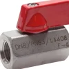 Edelstahl-Minikugelhahn G 1/4" Innengewinde, PN 63