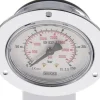 Einbaumanometer (CrNi/Ms), Frontring, 63mm, 0 - 250 bar