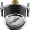 Einbaumanometer, 3-kant-Frontring, 40mm, 0 - 4 bar, 1/4" mit Zentrierzapfen